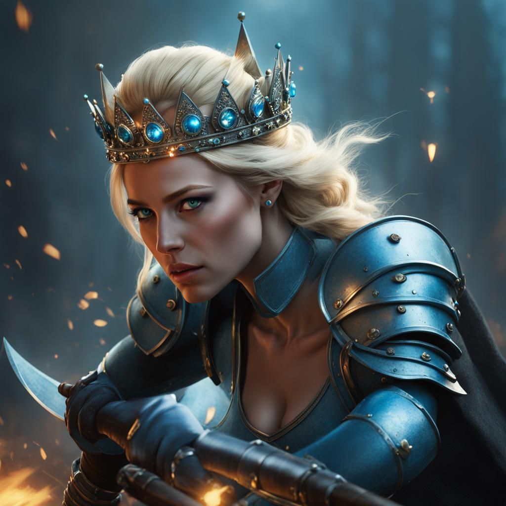 Fierce Post-Apocalyptic Warrior Princess