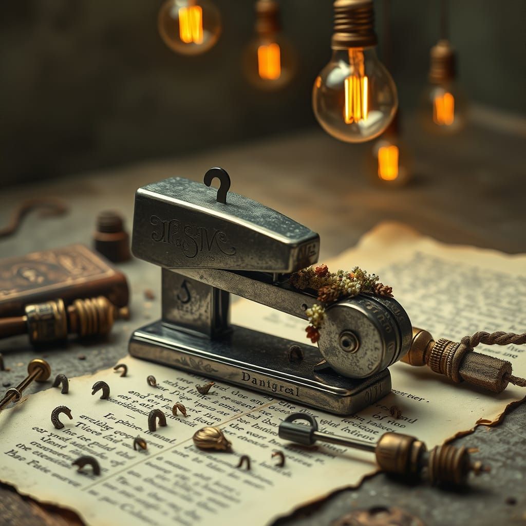 Surreal Stapler Mourns Punctuation's Passing in a Haunting, ...