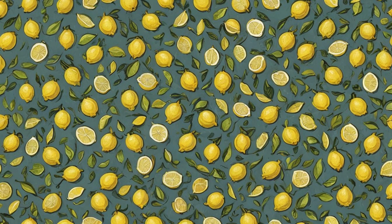 Lemon Kitchen Wallpaper