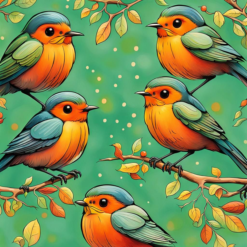 Robins galore!!
