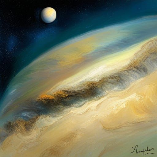 Jupiter as Post-Impressionist Painting