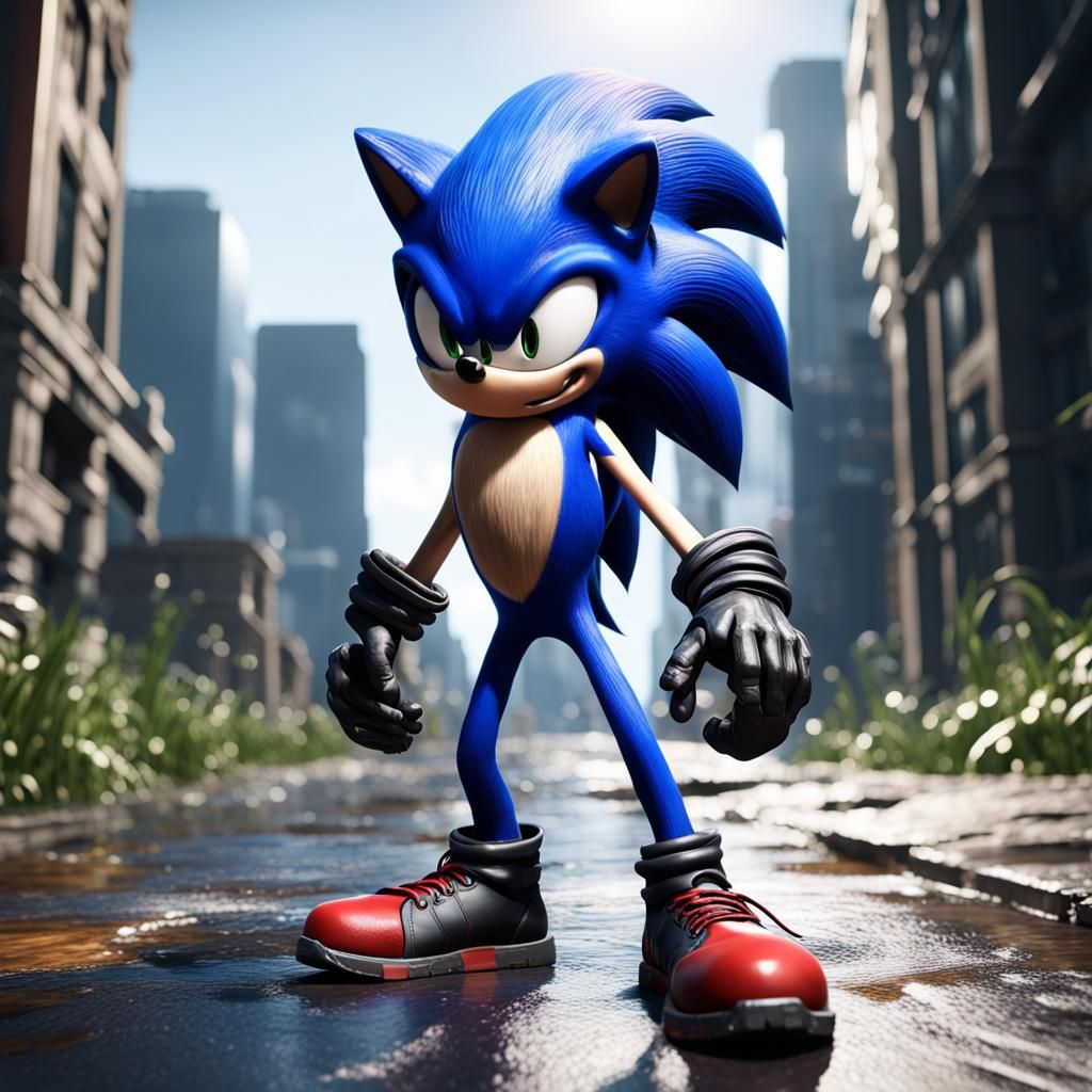 Sonic as Venom: 3D Game Cinematic Render