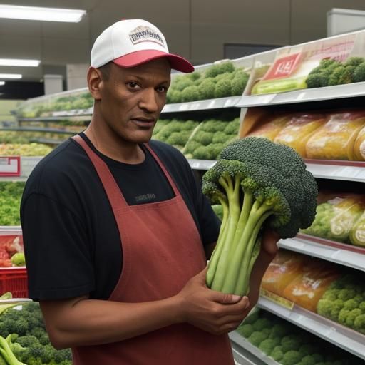 Tony Todd Shopping for Broccoli