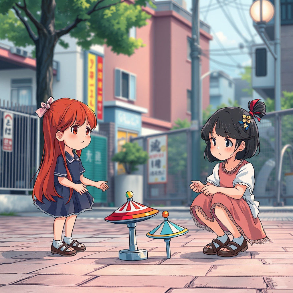 Japanese and Thai Girls Play: Anime Style
