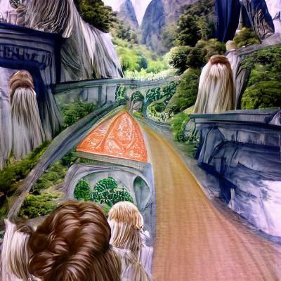 Scenic Road to Rivendell Valley