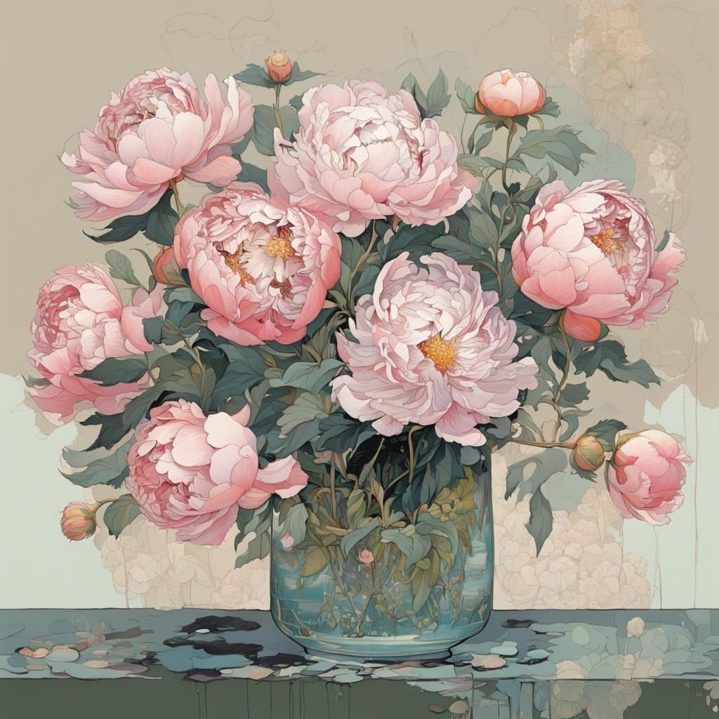 Impressionist Floral Masterpiece in Vibrant Colors