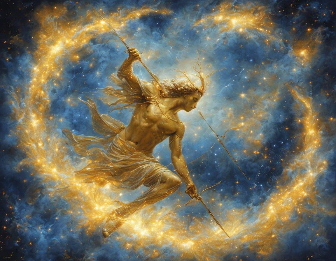 Sagittarius Zodiac Sign Infused with Zeus Energy