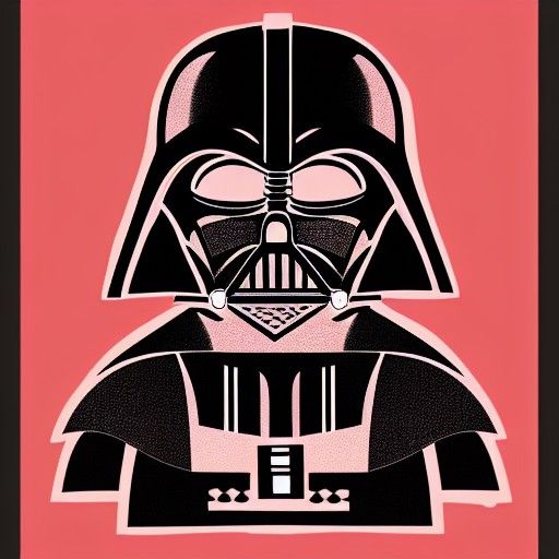 Darth Vader Pop Art Screen Print