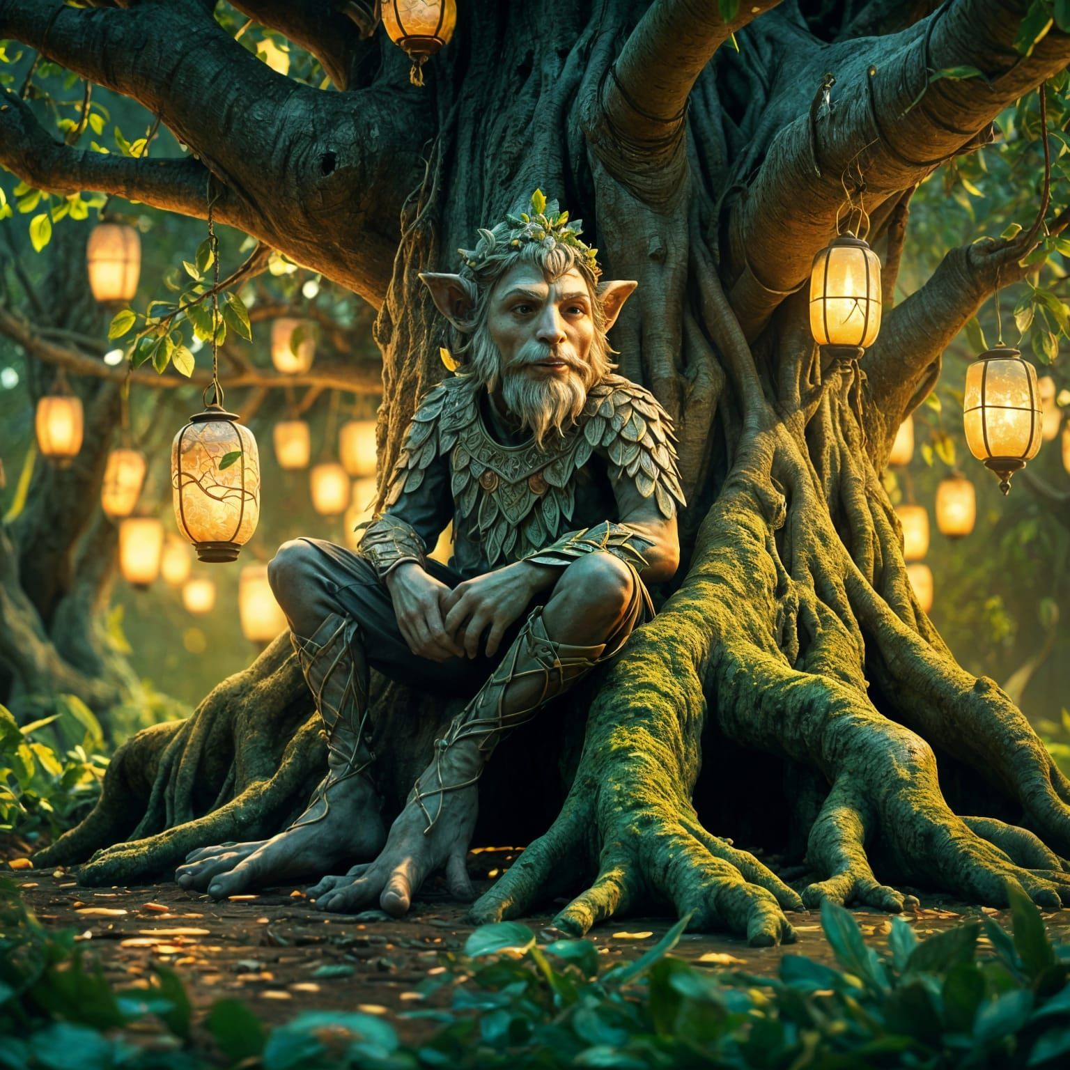 [i]Treefolk of the Day: Treefolk of the Banyan[/i]

🌿

[b]“Come. Sit beneath my canopy.”[/b]