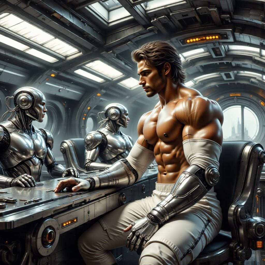 Futuristic Spaceship Command Deck: Hyper-Realistic Movie Sti...