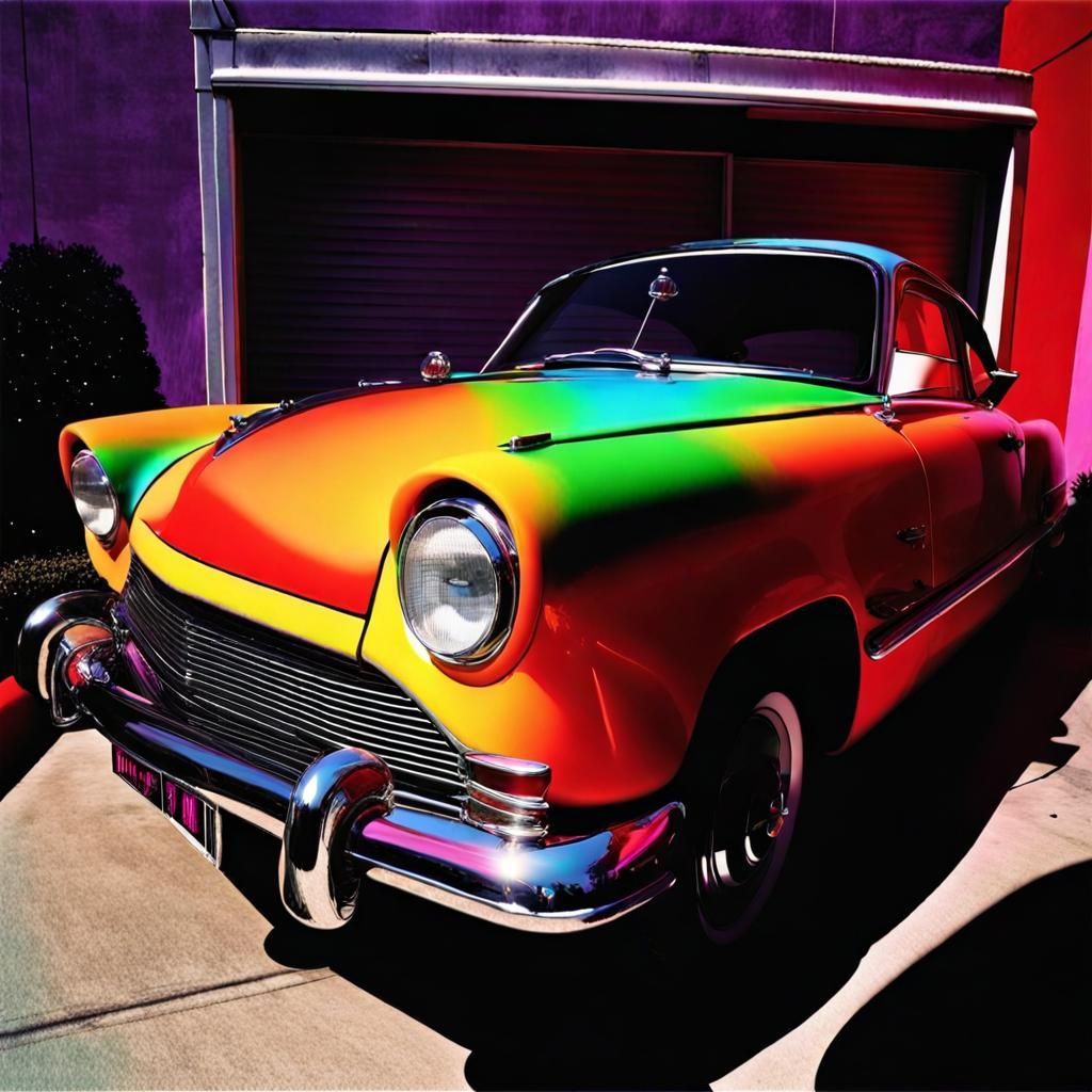 Vintage 80s Style Framed Vignette