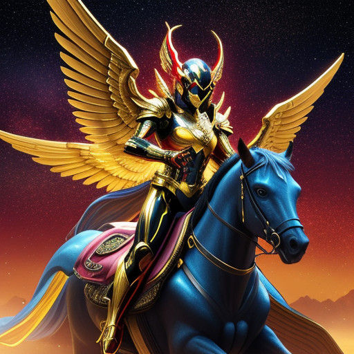 Ethereal Kamen Rider Superheroine Rides Celestial Dragon
