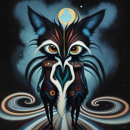 People in Surreal Pop Art Style