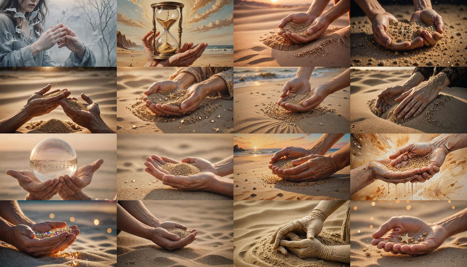 Fleeting Truth: Sands Slipping Through Fingers