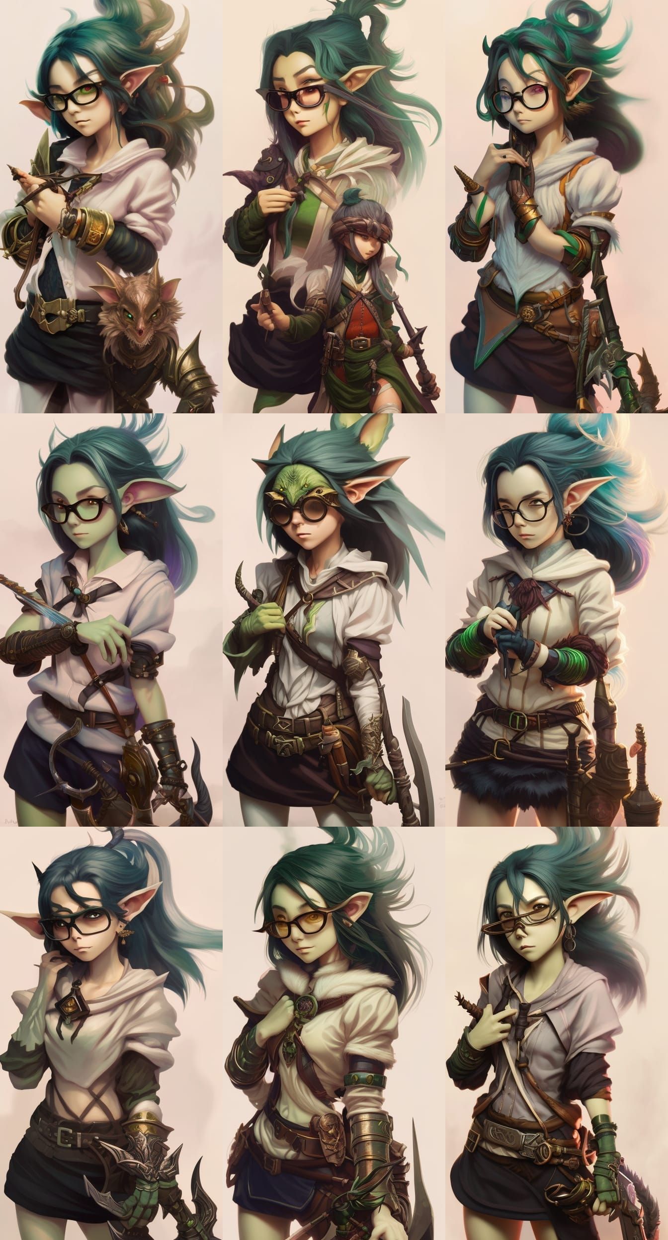 Fantasy Witch Portrait in Deep Color Style