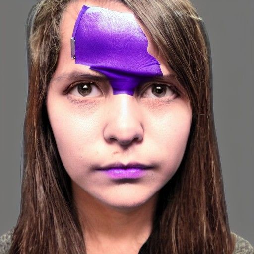 Purple Shirted Eye Stabber Generated by AI