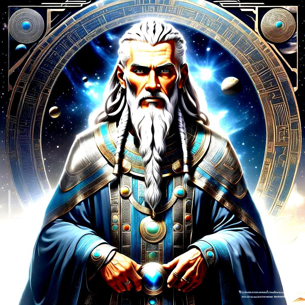 Arcane Grandmaster Zand with Staff of Cosmic Weave