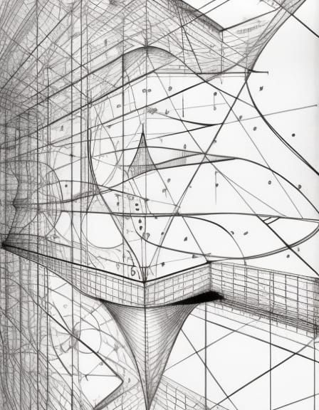 Abstract Graphic Score in Analytical Constructivism Style