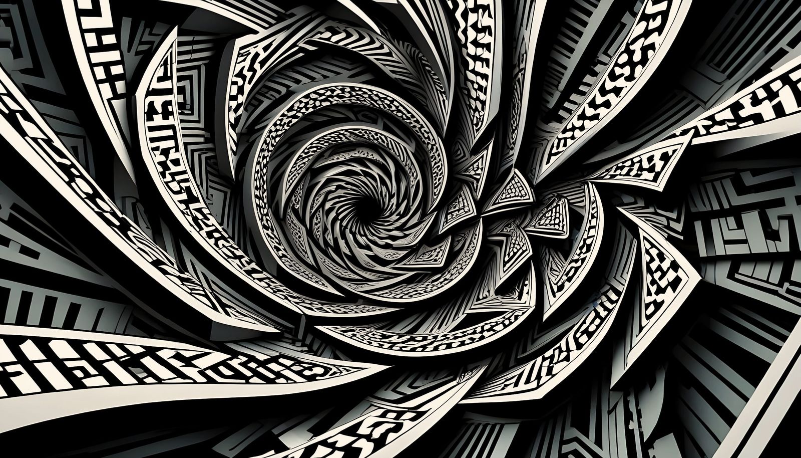 Op Art Illusion: Infinite Grids in Naturalistic City Colors