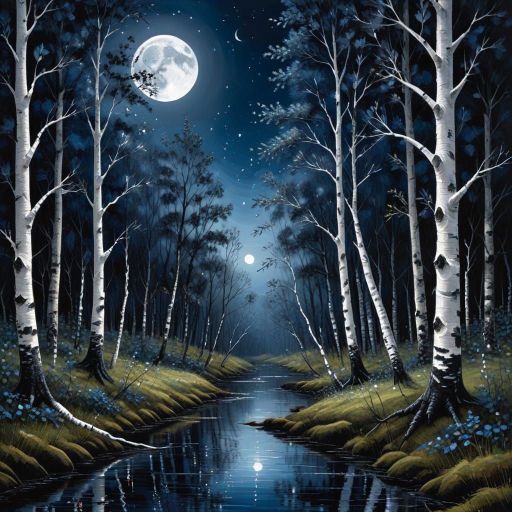 IN THE WOODS BY NIGHT