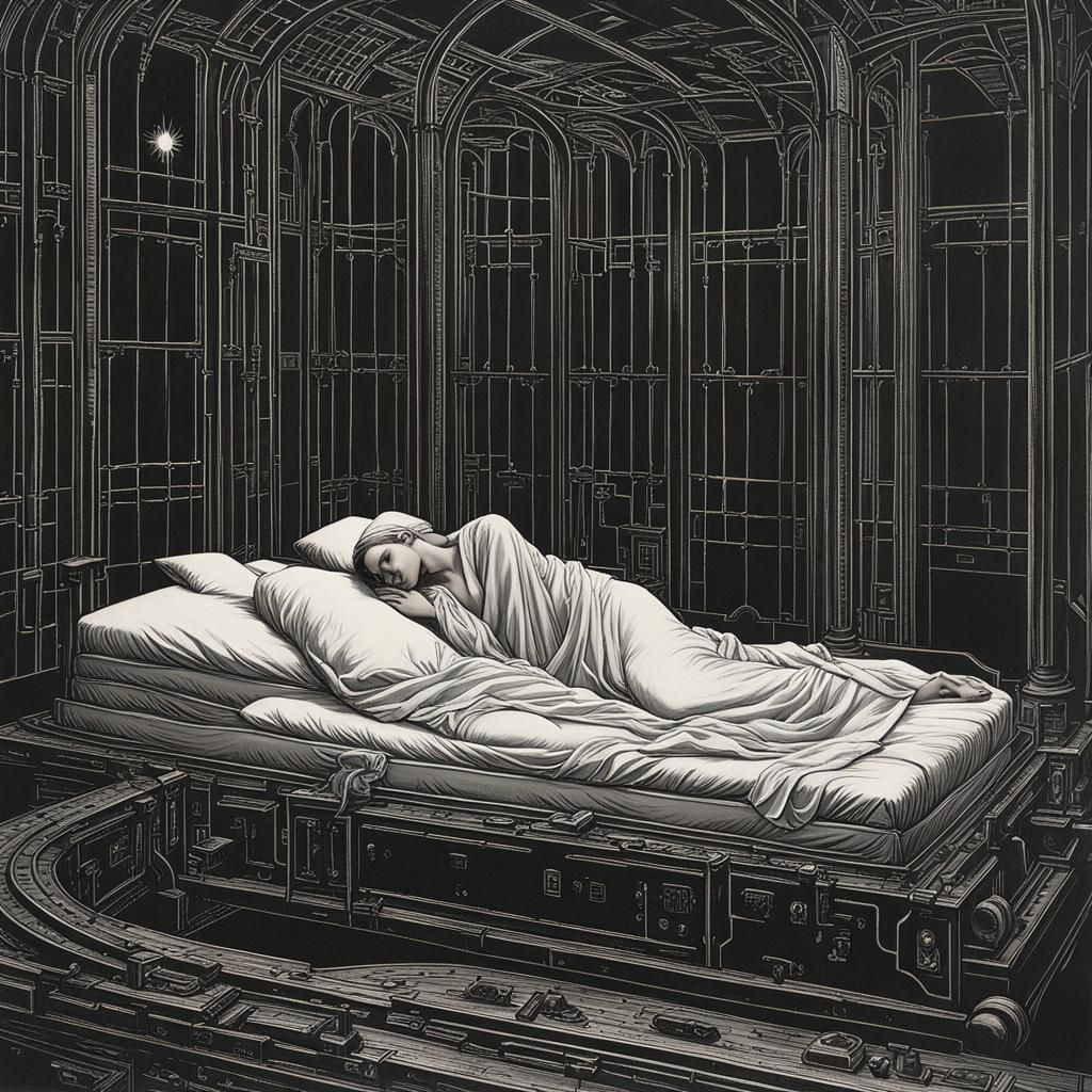 Metropolis at Night: Urban Decay and Isolation