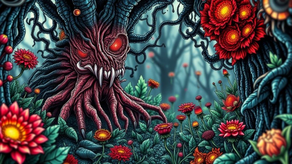 <lora:RS Monstrosity:1.0> centralised