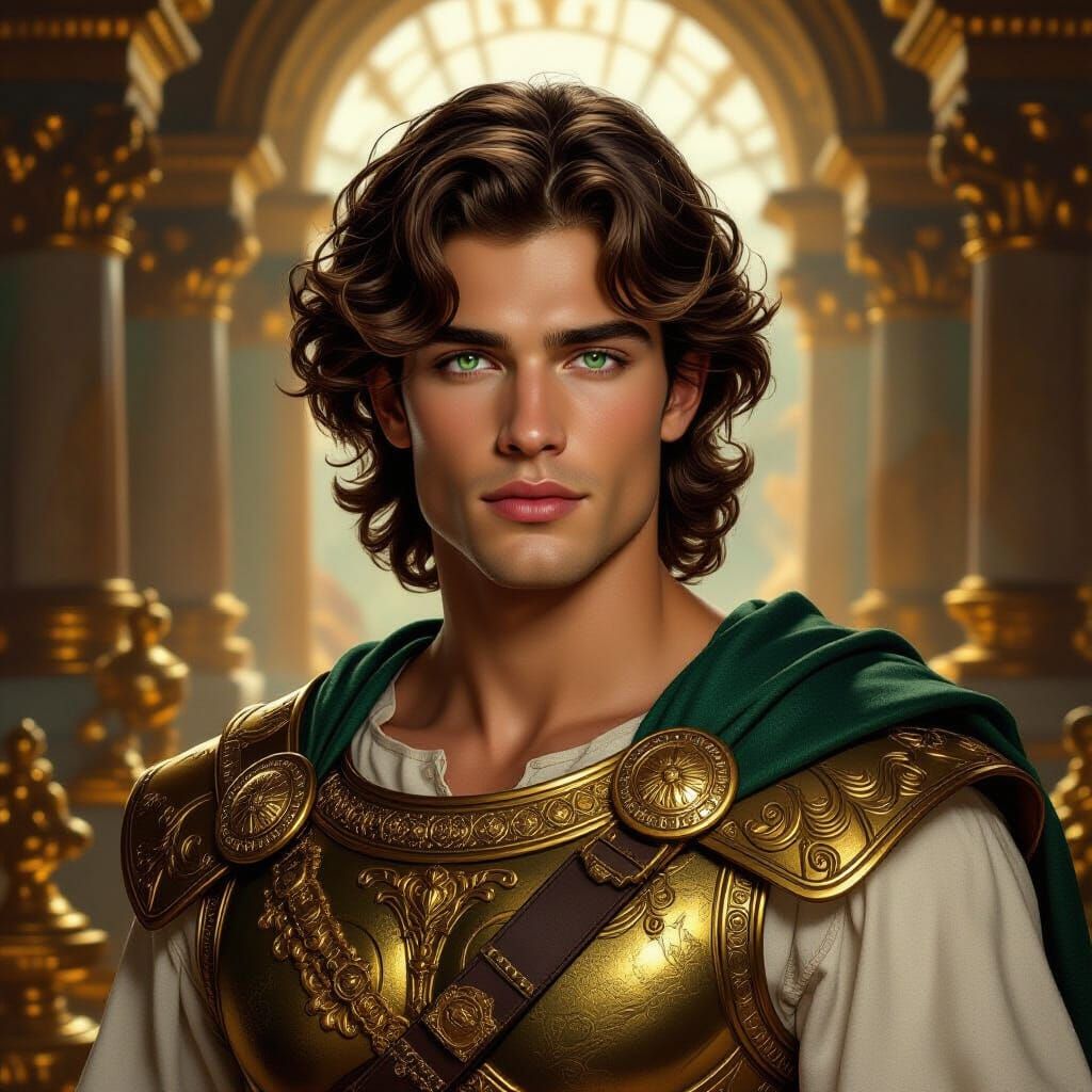 Golden Serpent Prince: Medusa and Midas Love Child