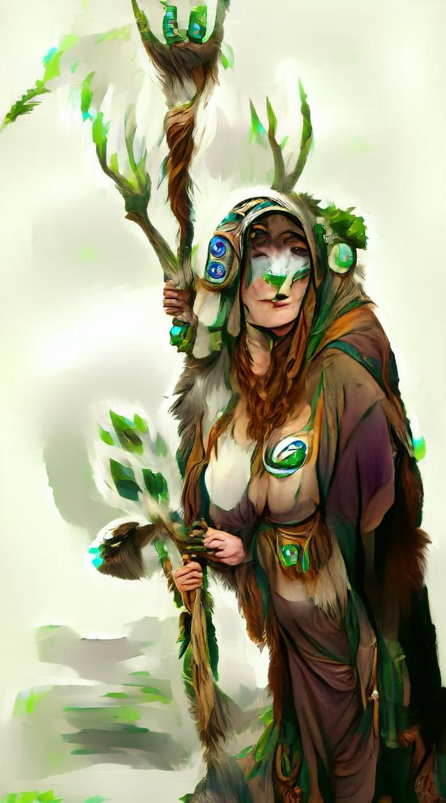Druid woman