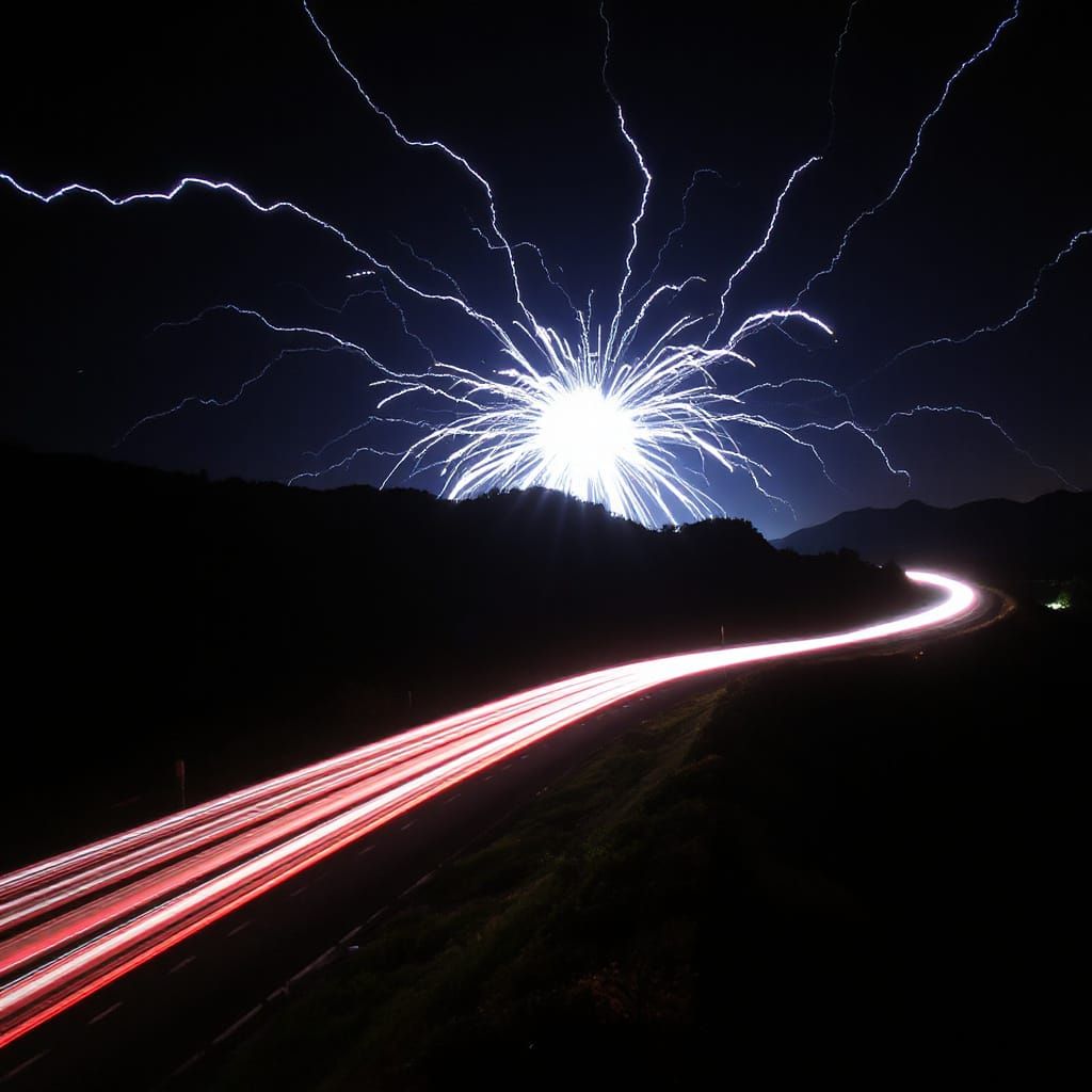 Accelerated Light Gigawatt Energy Surge