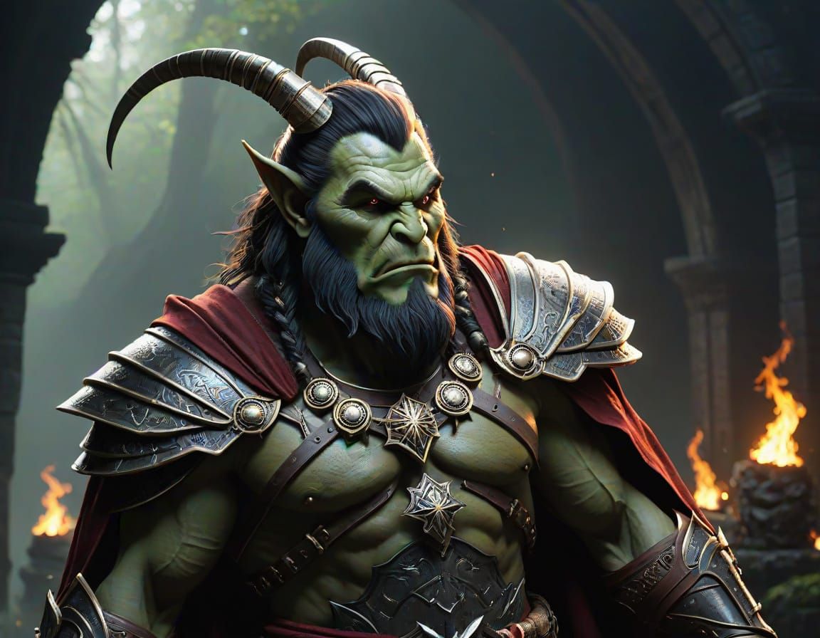Orc King Fantasy Portrait