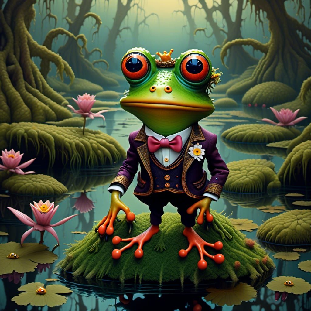 Cute Googly Eyed, frog