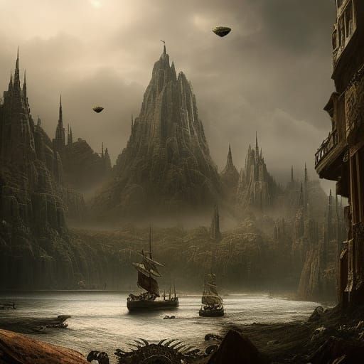 Epic Cinematic Digital Matte Painting