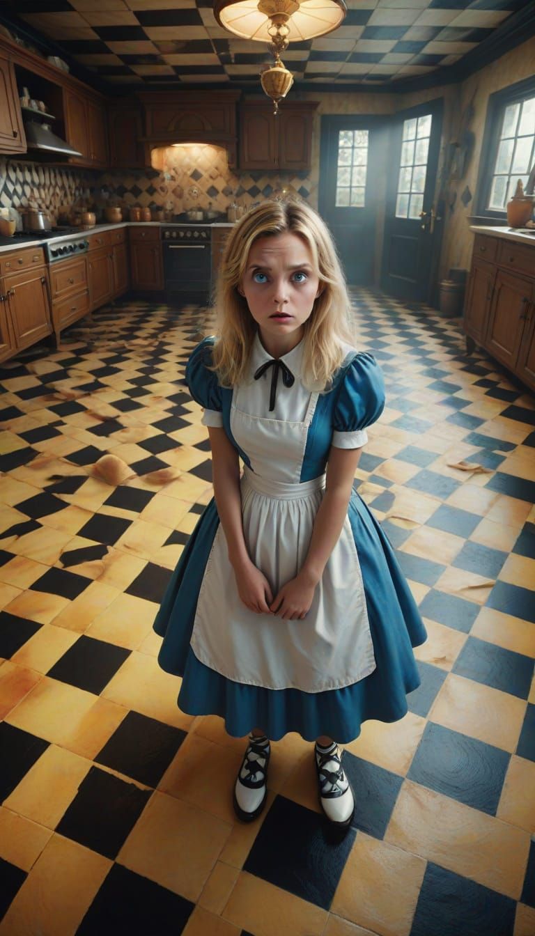 Alice in Wonderland Vortex: Digital Matte Painting