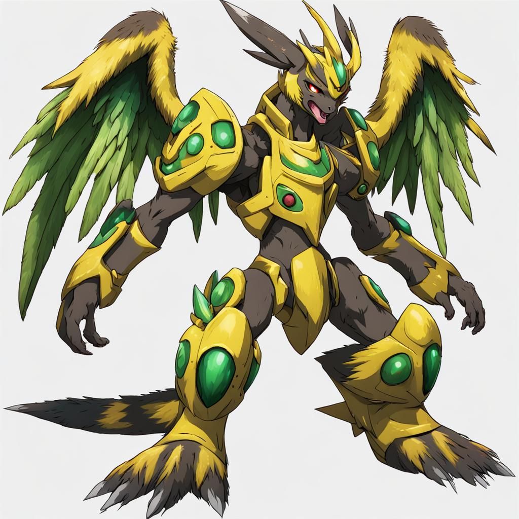 Detailed Anime Image of Gallomon Digimon