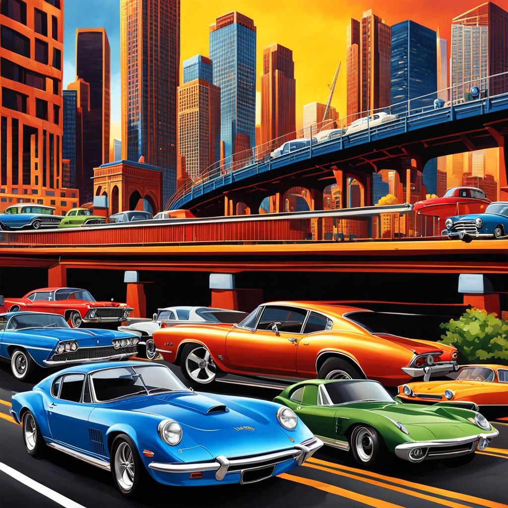 I Spy Hot Wheels Highway: A Hyper-Realistic Art Design