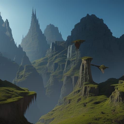 Fantastical Treasure Chest in Detailed Matte Painting