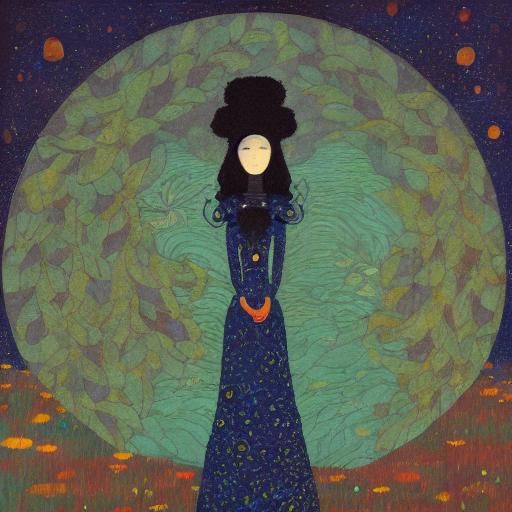 Surreal Fantasy Art with Intricate Patterns