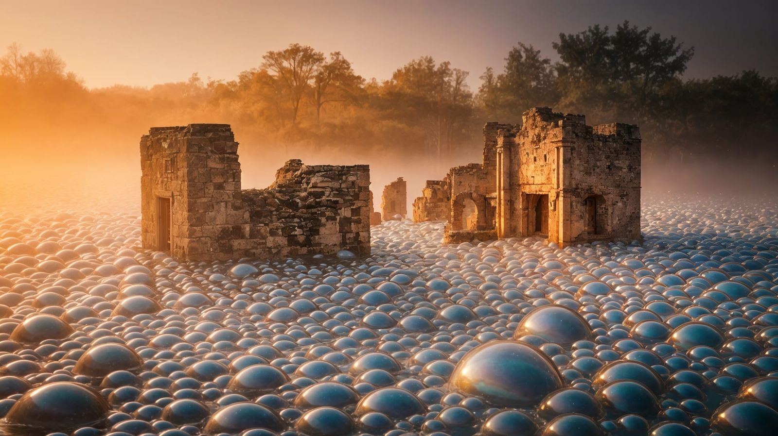 Colonia Narbo Martius Emerges from Iridescent Bubbles