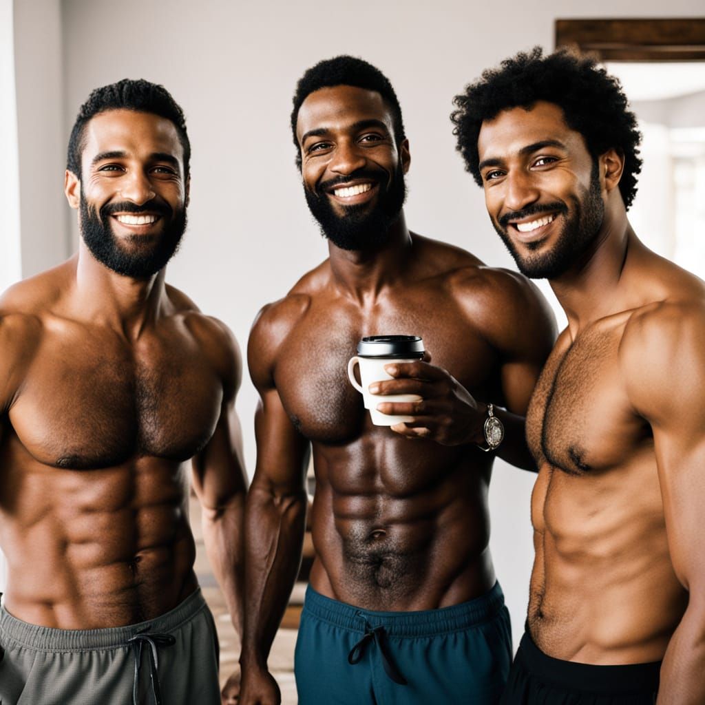 Three Friends Enjoy a Cozy Evening Together