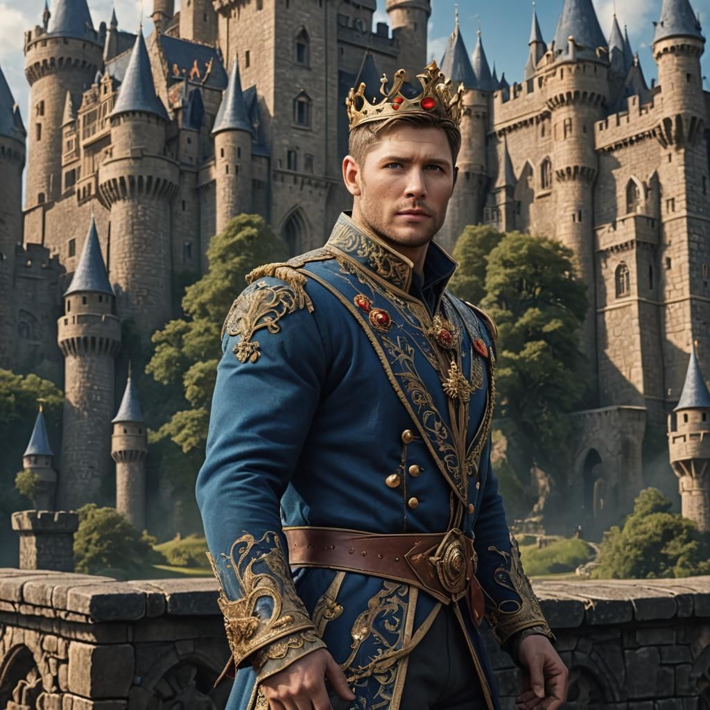 Jensen Ackles as Prince Charming in Fantasy Art