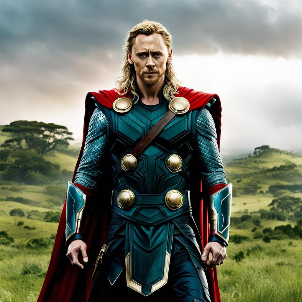 Marvel's Thor Character Portrayed as Digital Art