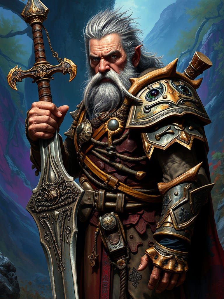 Grizzled Beast Hunter in Bone Armor