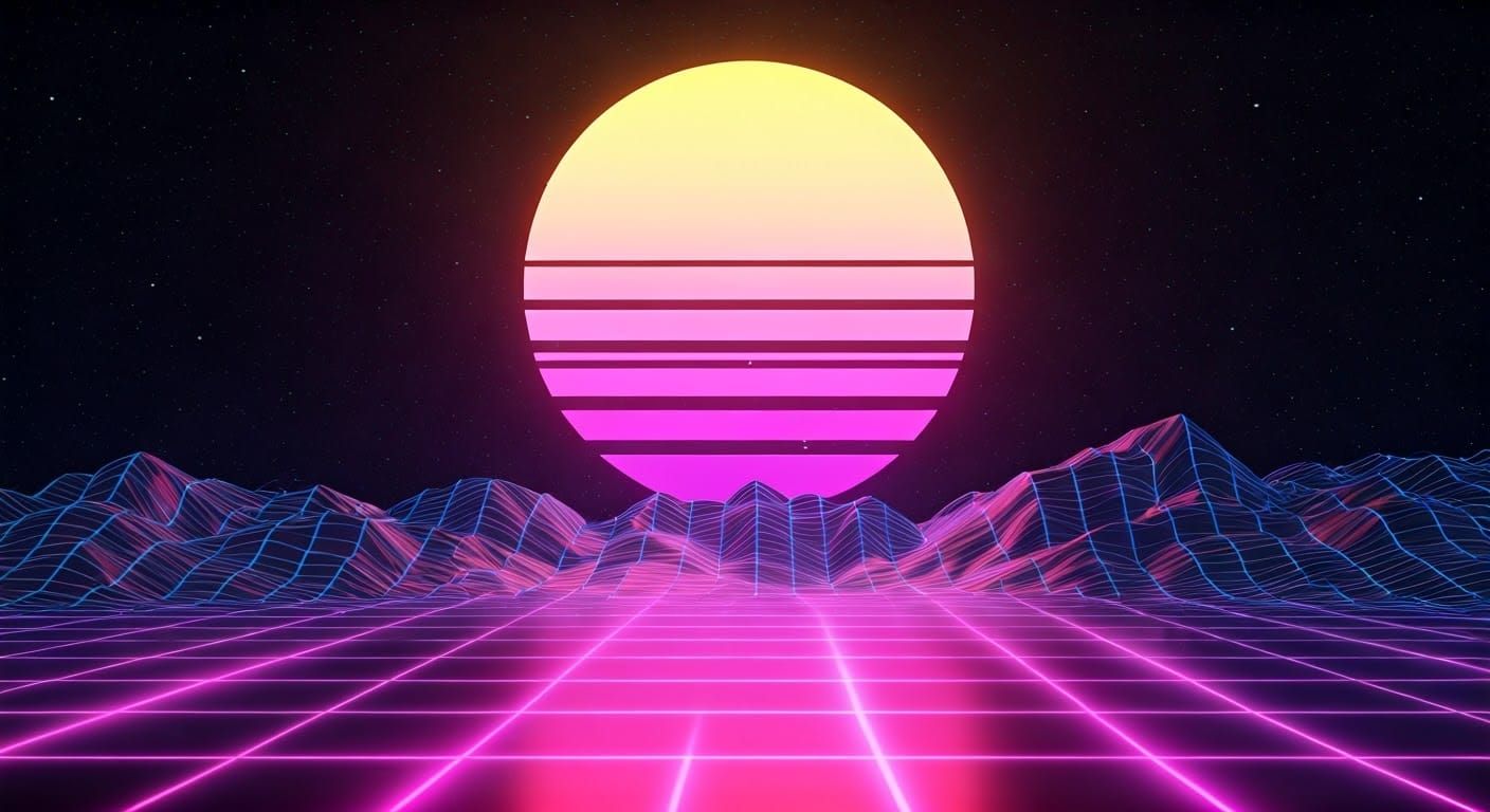 Surreal Disco in Cosmic Space