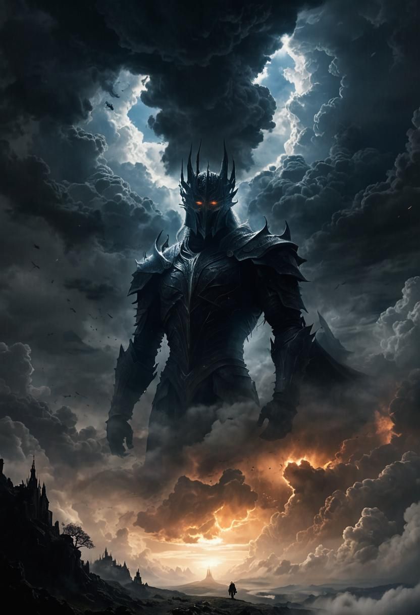 Sauron's Arrival from the Clouds