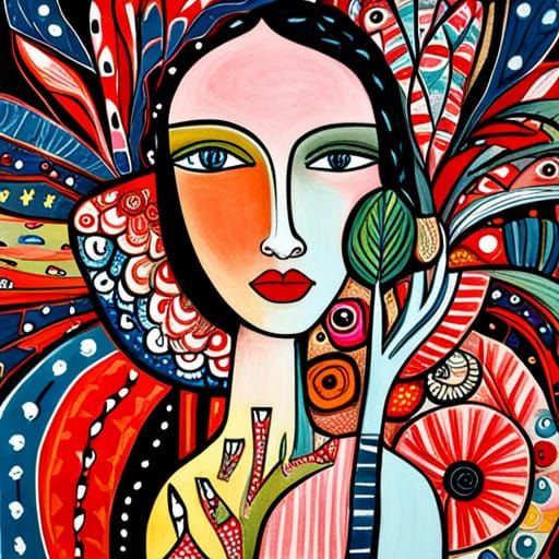 Portrait in the Style of Marisa Redondo