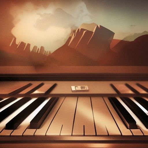 Detailed Matte Painting of Music Life