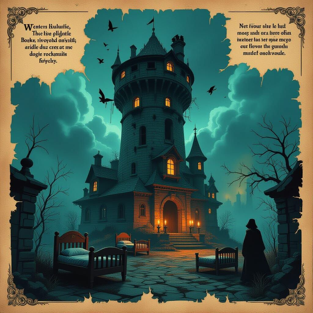 Mysterious Abandoned Tower with Lurking Nobles