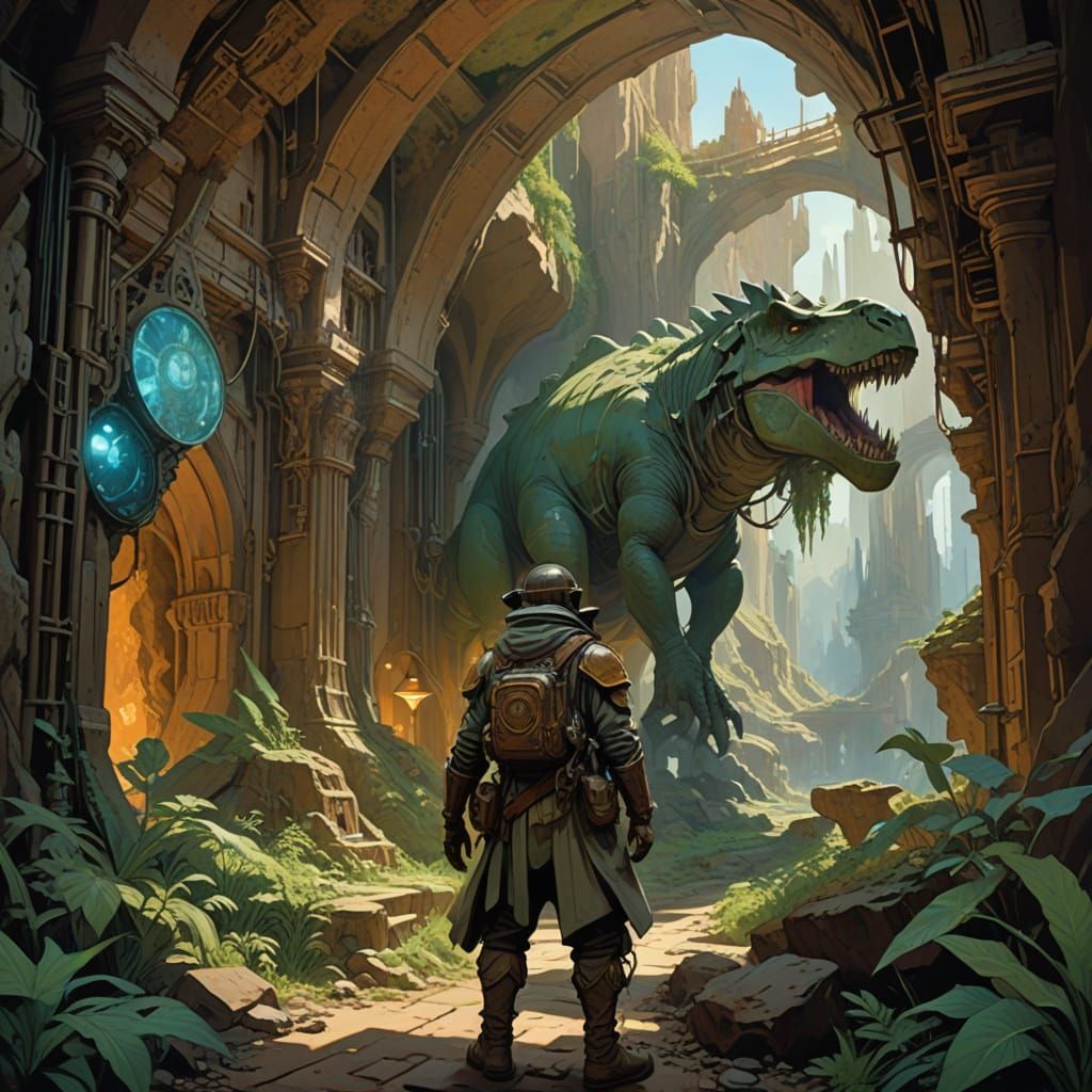 Mysterious Explorers Uncover Hidden Wonders in a Glowing Sub...