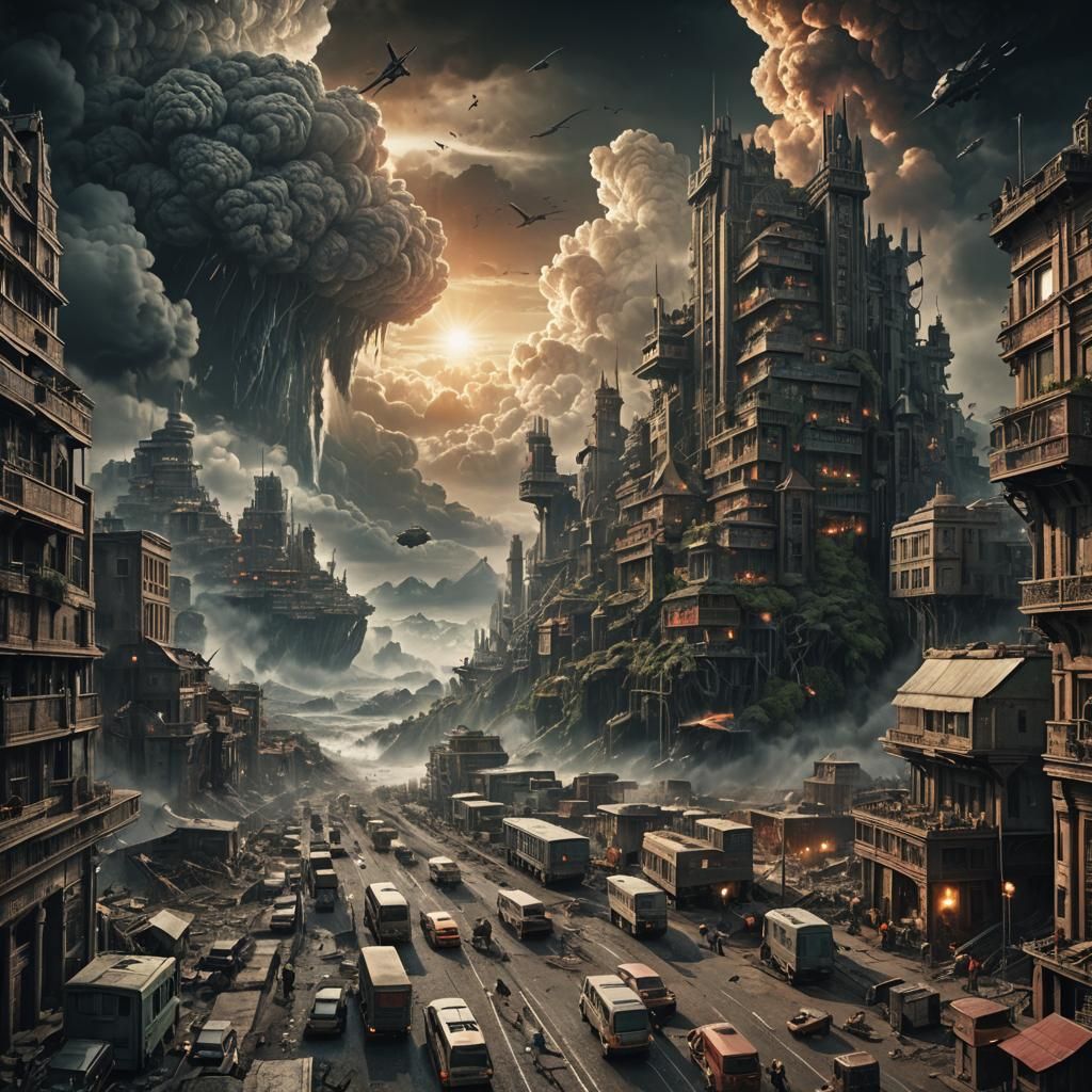 Epic End of the World Digital Painting