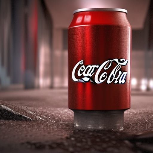 Futuristic Coca-Cola with Intricate Sci-Fi Details